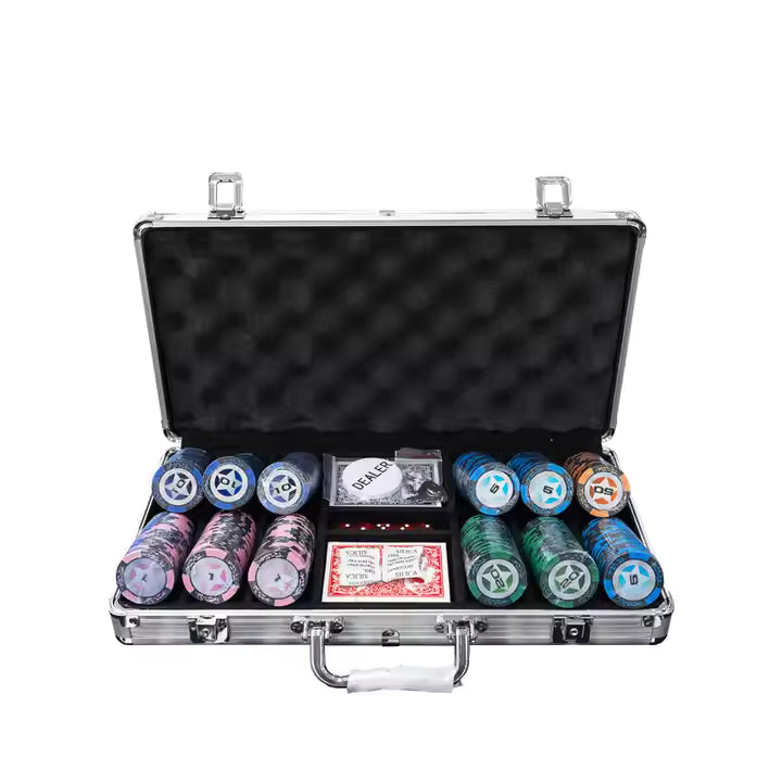 Pokr 300pc Premium Aluminum Case Set