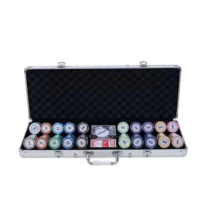 Pokr Crown 500pc Gambling Set