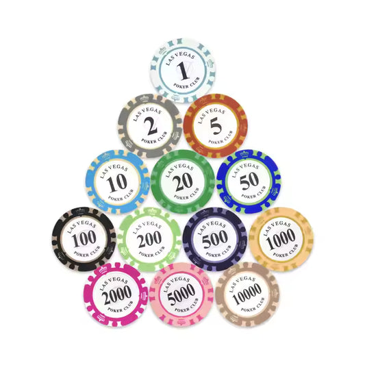 Pokr Las Vegas Colorful Premium Set