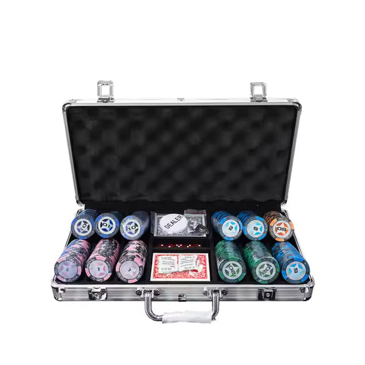 Pokr 300pc Premium Aluminum Case Set