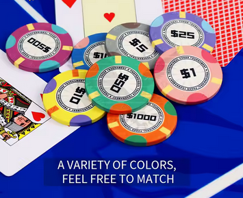 Pokr Diamond Ceramic Poker Chips